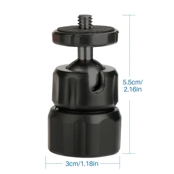 Ulanzi U-20 ABS Mini Tripod Ball Head 1/4 Screw Mount Ballhead Rotating 360 Degree for Camera Tripod Smartphone Tripod Accessory
Ulanzi U-20 ABS Mini Tripod Ball Head 1/4 Screw Mount Ballhead Rotating 360 Degree for Camera Tripod Smartphone Tripod Accessory