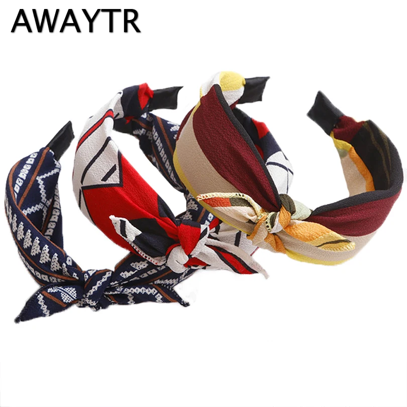 AWAYTR Retro Simple Knot Wide Edge Hair Band Head Hoop Turban Floral Headwear Women Hair Accessories Girls Hairbands
AWAYTR Retro Simple Knot Wide Edge Hair Band Head Hoop Turban Floral Headwear Women Hair Accessories Girls Hairbands