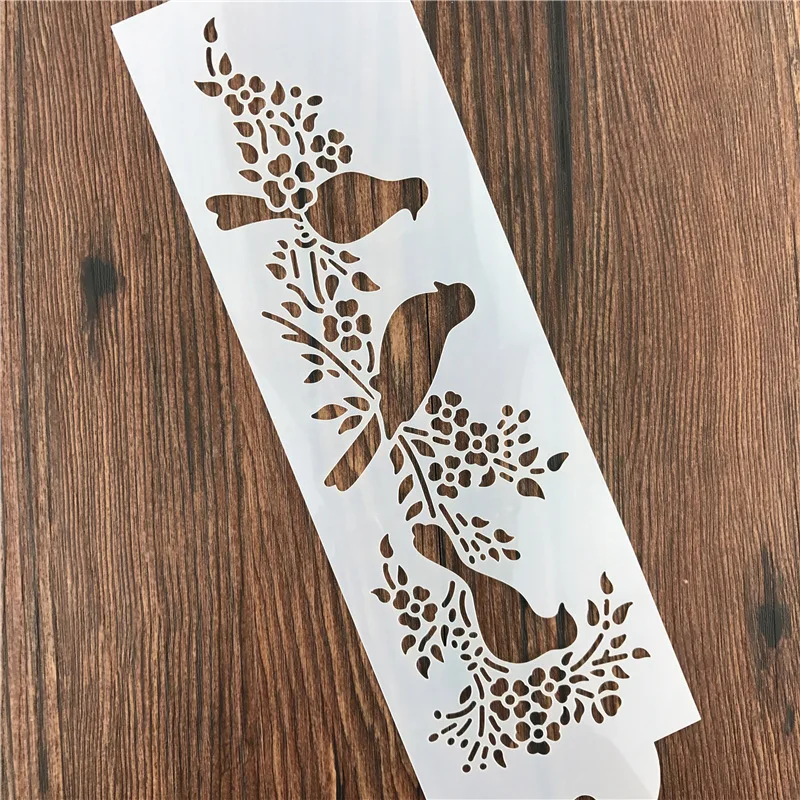 Magpie Bird Wall Stencil Airbrush Painting Decor Magpie Bird Wall Stencil Airbrush Painting Decor