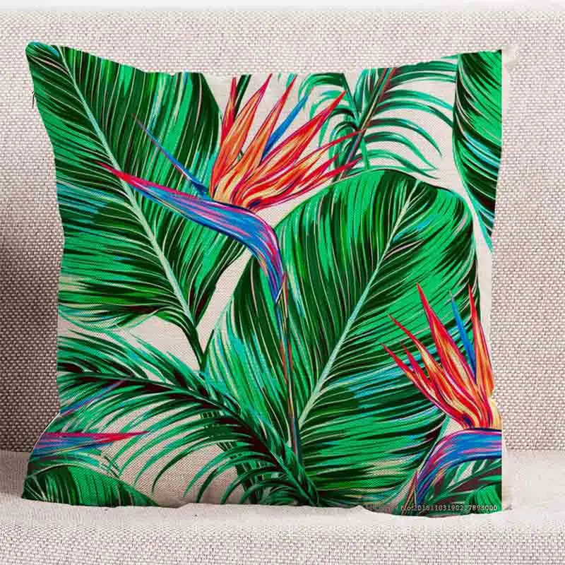 New Green Tropical Plant Tree Leave Flower Cotton Linen Flax Cushion Case Pillowcase Home Throw Pillow Cases Cover Size 45x45cm
New Green Tropical Plant Tree Leave Flower Cotton Linen Flax Cushion Case Pillowcase Home Throw Pillow Cases Cover Size 45x45cm