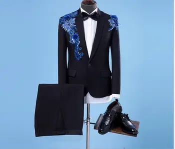 S-XXL Costumes men's 2017 new stage singer host clothing Korean self-cultivation dress performance clothing
S-XXL Costumes men's 2017 new stage singer host clothing Korean self-cultivation dress performance clothing