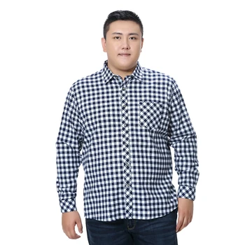 High Quality Plus Size 6XL 7XL Plaid Full Cotton Business Casual Shirt Long Sleeve Men Fashion 110kg 120kg Sale Lowpriced
High Quality Plus Size 6XL 7XL Plaid Full Cotton Business Casual Shirt Long Sleeve Men Fashion 110kg 120kg Sale Lowpriced
