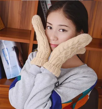 New Fashion Women Winter Warm Knitted Gloves Mittens Adult Wrist Finger Solid Causal Gloves Mttens
New Fashion Women Winter Warm Knitted Gloves Mittens Adult Wrist Finger Solid Causal Gloves Mttens