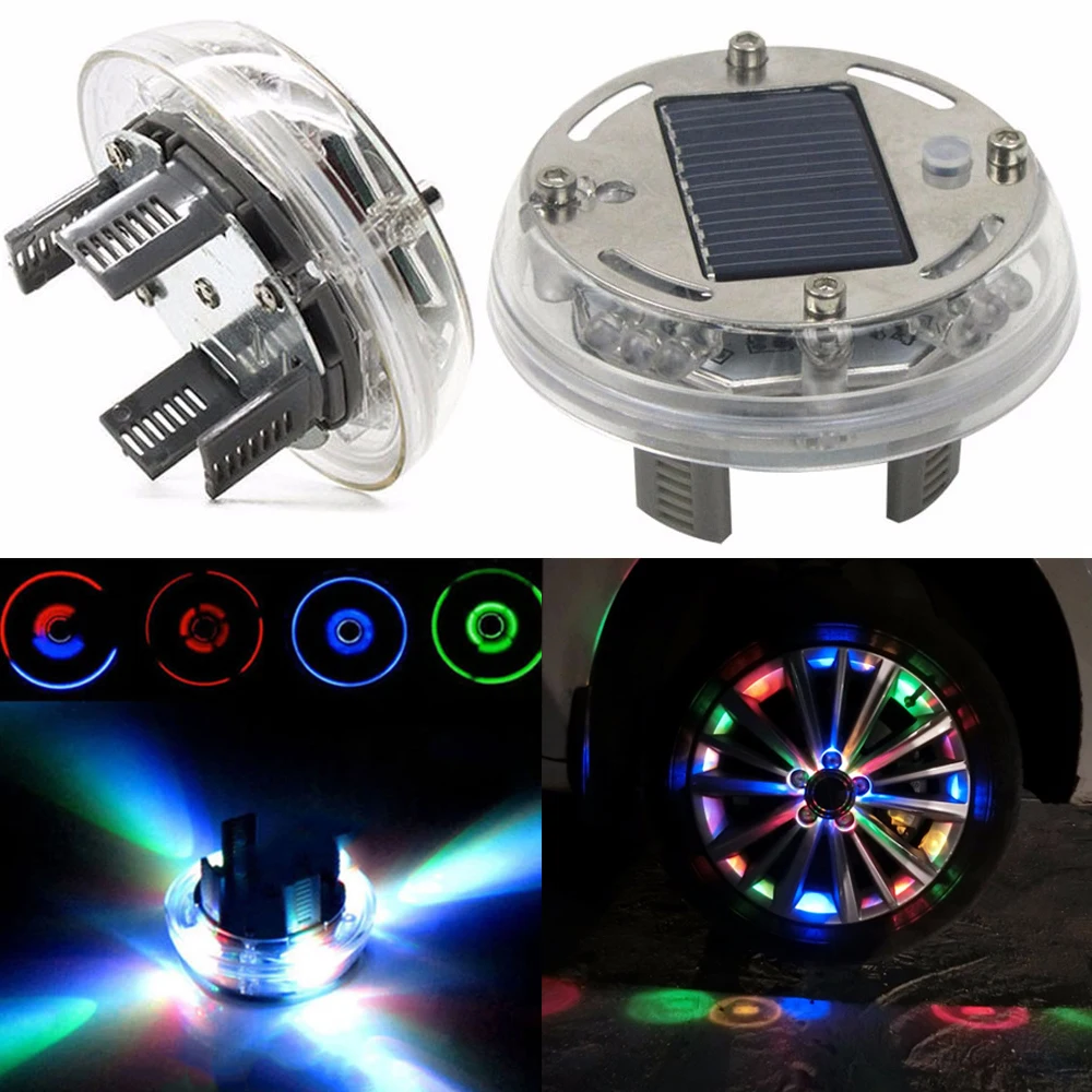 1PC 4 Mode 12 LED Car Covers Auto Solar Energy Flash Wheel Tire Light Lamp Car Decoration Light RGB Wheel Cap LED Rims Tires
1PC 4 Mode 12 LED Car Covers Auto Solar Energy Flash Wheel Tire Light Lamp Car Decoration Light RGB Wheel Cap LED Rims Tires
