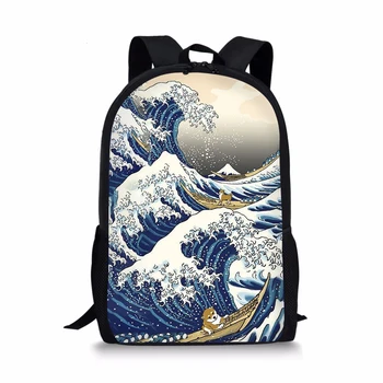 THIKIN Cartoon Wave Pattern School Backpack for Teenagers Girls Boys Student School Bags Kids Back Pack Custom Children Bookbags
THIKIN Cartoon Wave Pattern School Backpack for Teenagers Girls Boys Student School Bags Kids Back Pack Custom Children Bookbags