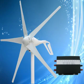 

2020 New Arrival 400W Wind Turbine Kit; 12V/24V 400W Wind Generator 3/5PCS Blades + 600W Wind Turbine Controller, CE Certificate