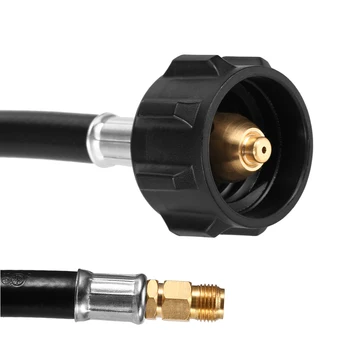 12 INCH Pigtail Propane Hose RV Auto-Changeover Hose QCC1 Connector With 1/4'' Inverted Male Flare For Outdoor Camping Cooking
12 INCH Pigtail Propane Hose RV Auto-Changeover Hose QCC1 Connector With 1/4'' Inverted Male Flare For Outdoor Camping Cooking