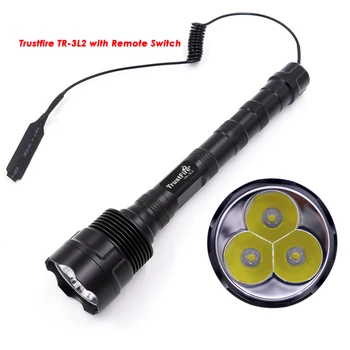 3800lumens Trustfire TR-3T6 upgrade TR-3L2 3xCREE XM-L2 XML2 U3 LED Tactical Flashlight Rechargeable Torches with Remote Switch
3800lumens Trustfire TR-3T6 upgrade TR-3L2 3xCREE XM-L2 XML2 U3 LED Tactical Flashlight Rechargeable Torches with Remote Switch