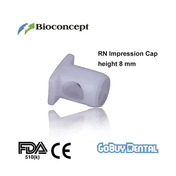 RN Impression Cap, height 8.0mm