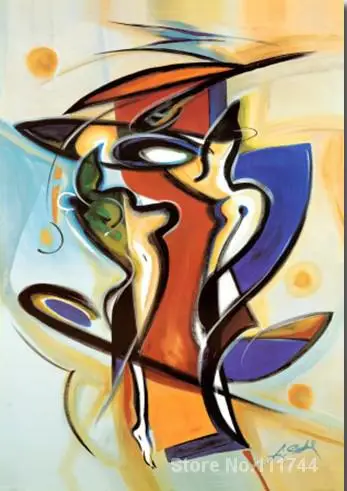 Modern art hand painted abstract figure oil painting for sale alfred gockel close harmony for the entrance decor
Modern art hand painted abstract figure oil painting for sale alfred gockel close harmony for the entrance decor