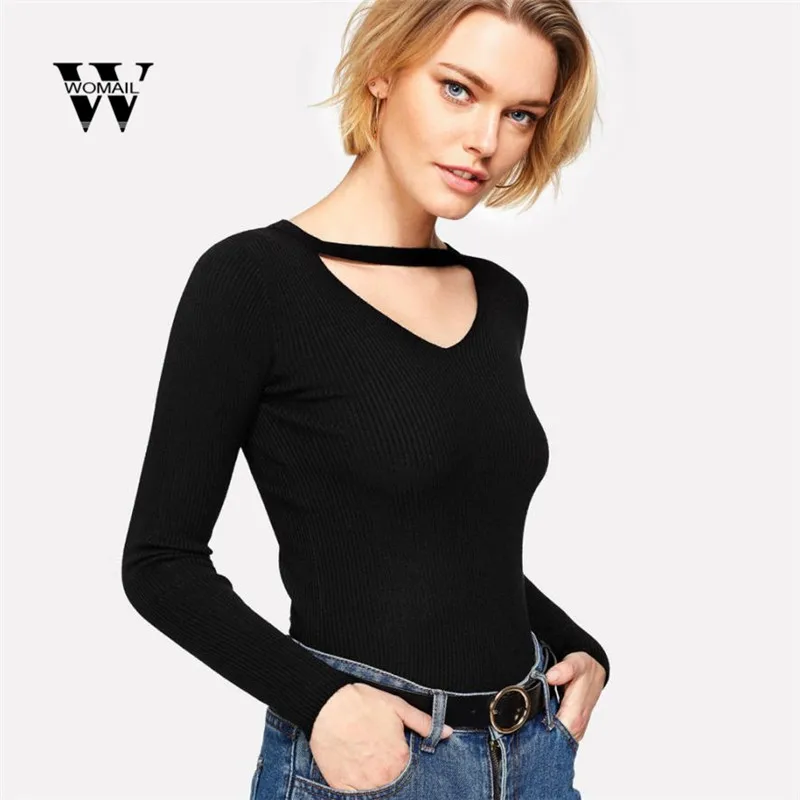 2018 New Fashion Women Long Sleeve Black Basic V Neck Sexy Slim Skinny Top Shirts Amazing hot sale Jan 11
2018 New Fashion Women Long Sleeve Black Basic V Neck Sexy Slim Skinny Top Shirts Amazing hot sale Jan 11