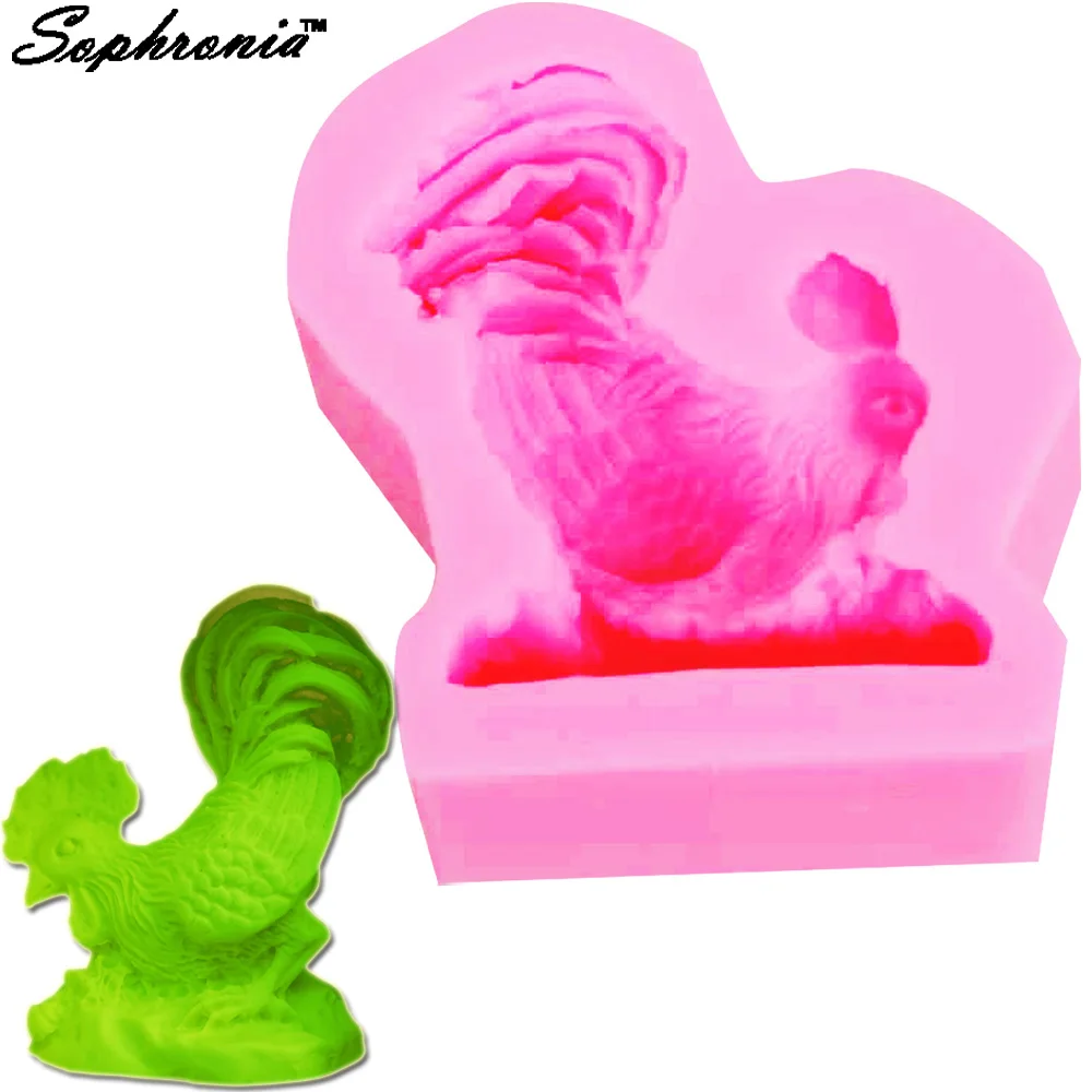 Sophronia M495 DIY Cock Chicken Cake Decorating Tools Fondant Silicone Molds Gum Paste Chocolate Mould Mold 7.3*5.4*2.6CM
Sophronia M495 DIY Cock Chicken Cake Decorating Tools Fondant Silicone Molds Gum Paste Chocolate Mould Mold 7.3*5.4*2.6CM