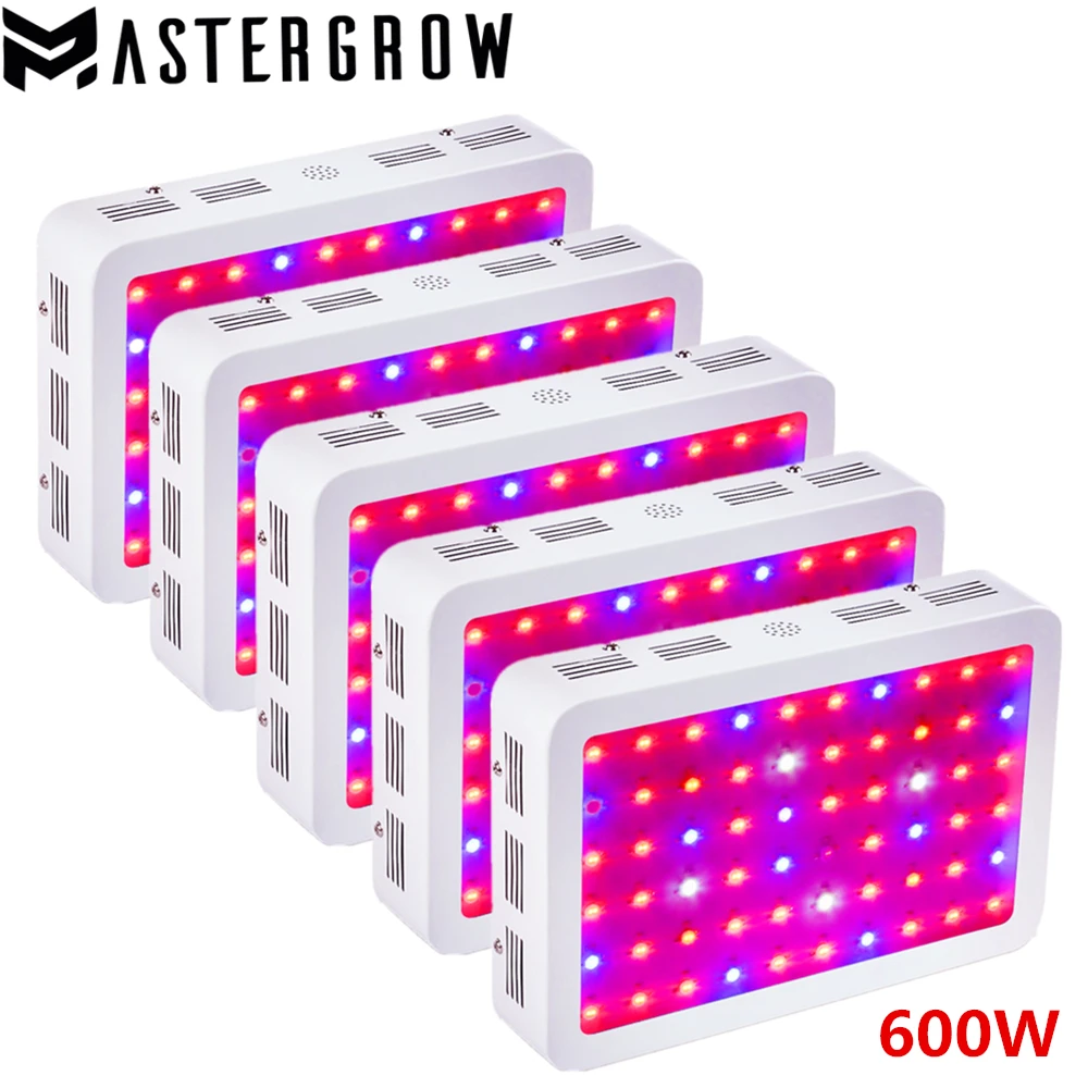 5PCS DIAMOND II 600W Double Chips LED Grow Light Full Spectrum Red/Blue/White/UV/IR 410-730nm For Indoor Plants and Flower
5PCS DIAMOND II 600W Double Chips LED Grow Light Full Spectrum Red/Blue/White/UV/IR 410-730nm For Indoor Plants and Flower