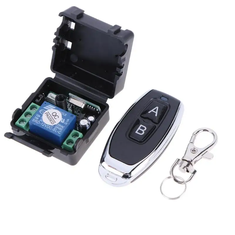 ALLOYSEED Relay 1 Channel Wireless Remote Control Switch Receiver Module RF 433Mhz RF Remote Control for Electric Gate door
ALLOYSEED Relay 1 Channel Wireless Remote Control Switch Receiver Module RF 433Mhz RF Remote Control for Electric Gate door