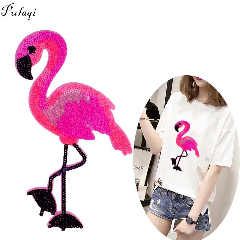 Pulaqi Cartoon Lighted Flamingo Sew On Patches Clothes Cute Animal Sequin Logo Patch DIY For Kids Girl T-shirt Decor Applique F
Pulaqi Cartoon Lighted Flamingo Sew On Patches Clothes Cute Animal Sequin Logo Patch DIY For Kids Girl T-shirt Decor Applique F