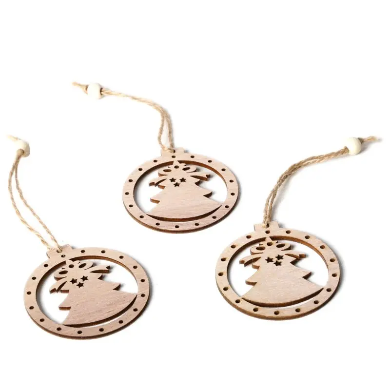 3 Pcs/set Retro Wooden Christmas Tree Hanging Pendant with Rope Beads Ornament DIY Crafts Party Decor Gifts
3 Pcs/set Retro Wooden Christmas Tree Hanging Pendant with Rope Beads Ornament DIY Crafts Party Decor Gifts