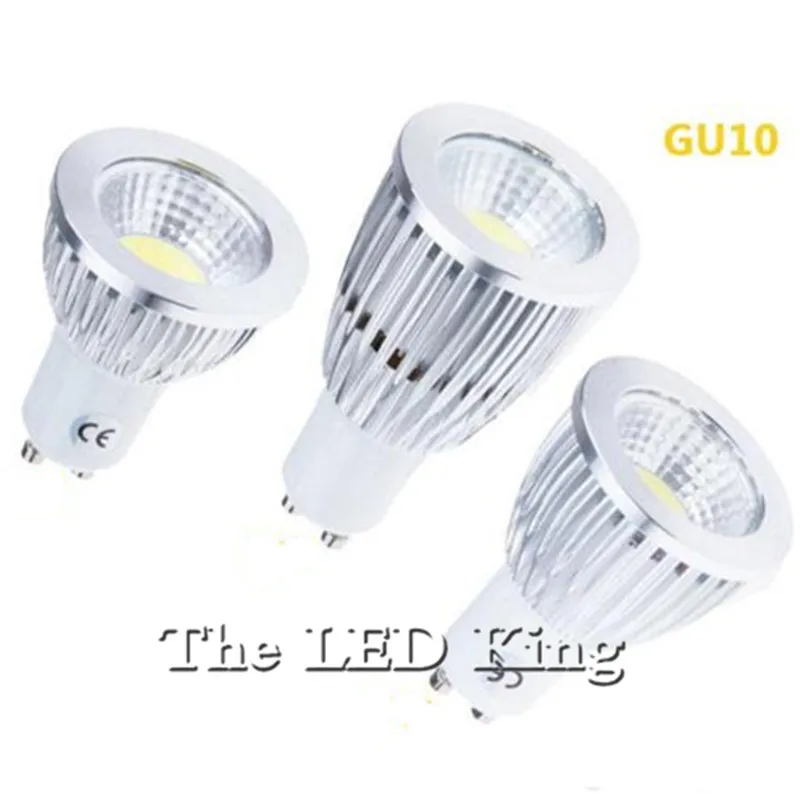 

1pcs Super Bright 9W 12W 15W GU10 COB LED Bulb 110V 220V Dimmable Led Spotlights Warm/Cool White GU 10 LED lamp free shipping