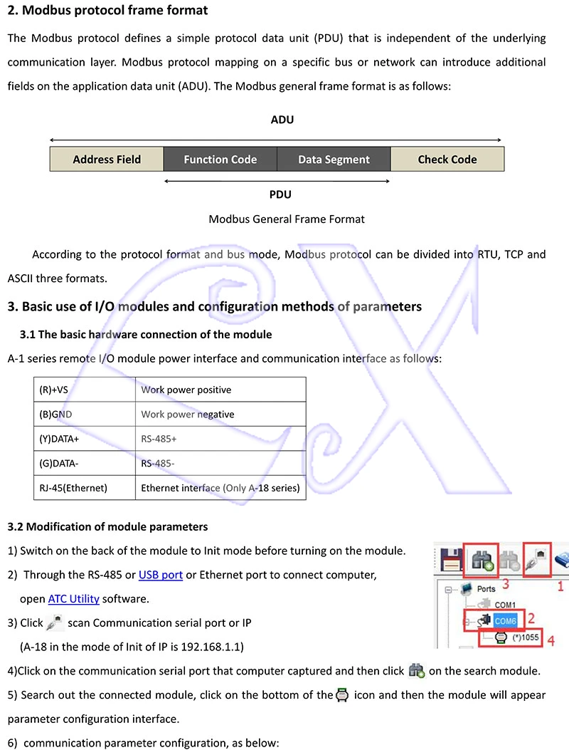 A-1 Serial Remote IO Module User Manual V1.14A_5