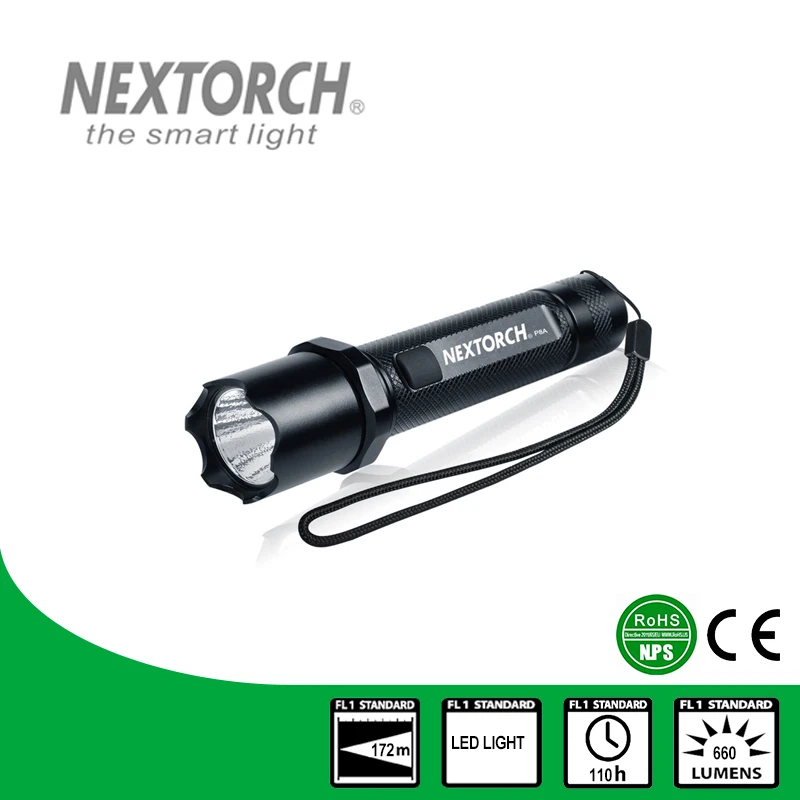 Фото Nextorch 660 люмен противоударный Перезаряжаемые ce rohs Стандартный 18650 Батарея LED