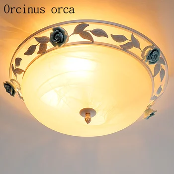 Mediterranean flower glass ceiling lamp living room dining room garden style simple warm iron round ceiling light free shipping
Mediterranean flower glass ceiling lamp living room dining room garden style simple warm iron round ceiling light free shipping