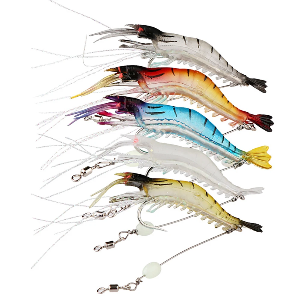 9cm 6.5g 3D Simulation Soft Shrimp Bait Fish Hook Sea Fishing Bait Artificial Bait
9cm 6.5g 3D Simulation Soft Shrimp Bait Fish Hook Sea Fishing Bait Artificial Bait