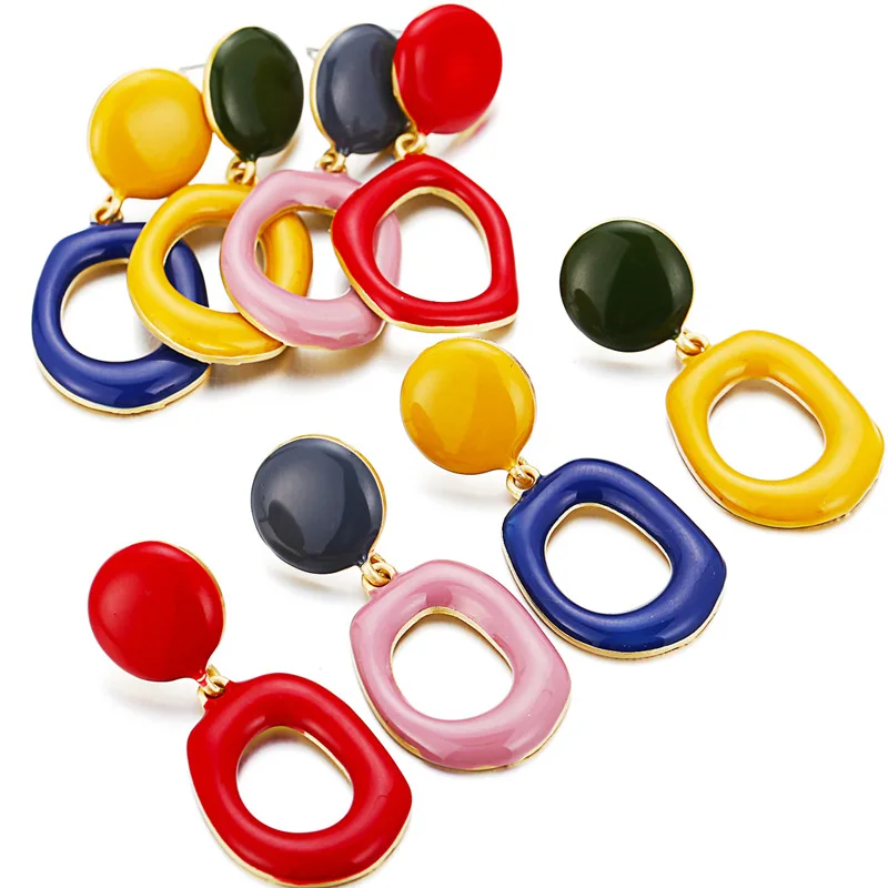 QTWINDY Candy Color Geometric Acrylic Dangle Earrings For Women Hollow Vintage Drop Earring Statement Female 2019 Jewelry Gift
QTWINDY Candy Color Geometric Acrylic Dangle Earrings For Women Hollow Vintage Drop Earring Statement Female 2019 Jewelry Gift