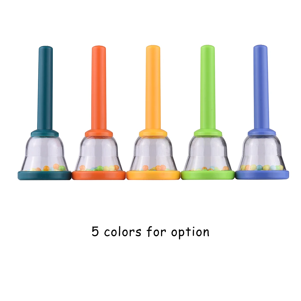 Eco-Friendly Plastic Bell Handbell for Baby Toddlers Kids Children Musical Instrument Toy
Eco-Friendly Plastic Bell Handbell for Baby Toddlers Kids Children Musical Instrument Toy