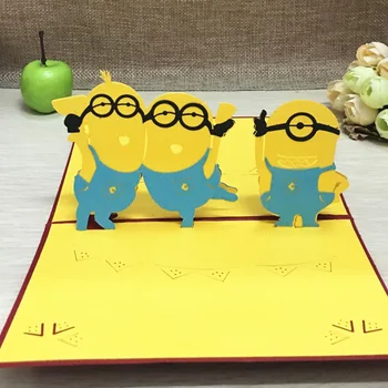 1pcs Cartoon Pop Up DIY 3D Greeting Card With Envelope Post Card Handmade Christmas Birthday Souvenirs Festival Gifts
1pcs Cartoon Pop Up DIY 3D Greeting Card With Envelope Post Card Handmade Christmas Birthday Souvenirs Festival Gifts