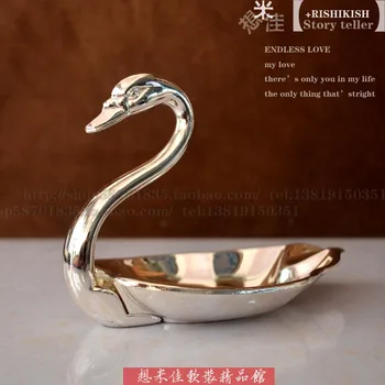 Special offer European fruit plate silver swan dry compote fine candy dish Home Furnishing hotel supplies accessories
Special offer European fruit plate silver swan dry compote fine candy dish Home Furnishing hotel supplies accessories