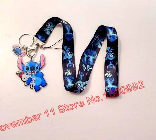 New 1Pcs stitch Cartoon Neck Straps Lanyards key ID Card + stitch Key chain QW-530 
New 1Pcs stitch Cartoon Neck Straps Lanyards key ID Card + stitch Key chain QW-530