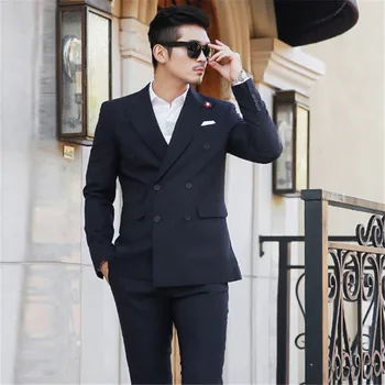 Slim Fit Men Suits 2020 Tailored Double Breasted Side Vent Men's 2 Pieces Formal PartSuits Groom Best Man Suit(Jacket+Pants+Tie)
Slim Fit Men Suits 2020 Tailored Double Breasted Side Vent Men's 2 Pieces Formal PartSuits Groom Best Man Suit(Jacket+Pants+Tie)