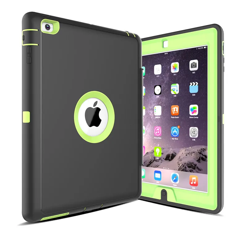 Case For apple ipad 4 Kids Safe Shockproof TPU Stand Cover for ipad 2/3/4 tablet 360 full protection 12