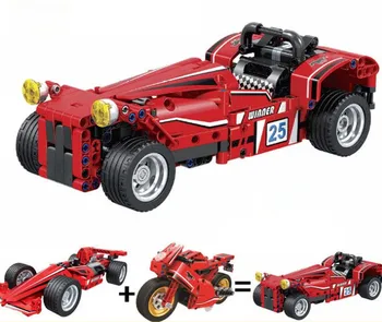 Technic 2 in 1 Deformation City Speed Racing Motorcycle City Pull Back Car Building Blocks Bricks Toy for Children
Technic 2 in 1 Deformation City Speed Racing Motorcycle City Pull Back Car Building Blocks Bricks Toy for Children