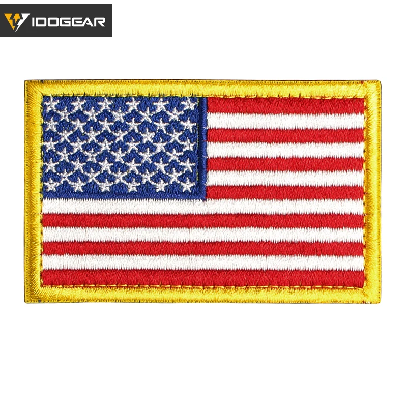 IDOGEAR Tatical Patch Hook and Loop USA Flag Military Airsoft Duty Combat Gear US Flag Military Badges Combat Gear Left
IDOGEAR Tatical Patch Hook and Loop USA Flag Military Airsoft Duty Combat Gear US Flag Military Badges Combat Gear Left