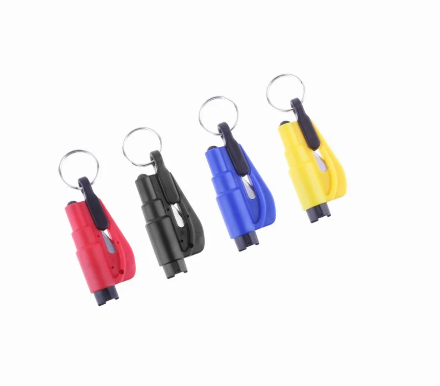 Car Keychain Mini Safety Hammer Lifesaving Escape Personality Wear for