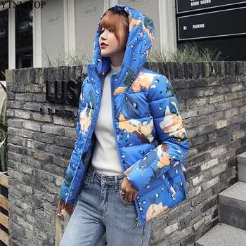 YTNMYOP Winter Jacket Women 2019 New Fashion Thicken Warm Parkas Female Blue Print Winter Coat Girls Loose Hooded Outwear Tops
YTNMYOP Winter Jacket Women 2019 New Fashion Thicken Warm Parkas Female Blue Print Winter Coat Girls Loose Hooded Outwear Tops