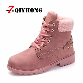 QIYHONG 2017 Winter Shoes Women Snow Boots Thick Plush Warm Shoes For Cold Winter Fashion Women'S Boots Ladies Ankle Botas Pink
QIYHONG 2017 Winter Shoes Women Snow Boots Thick Plush Warm Shoes For Cold Winter Fashion Women'S Boots Ladies Ankle Botas Pink