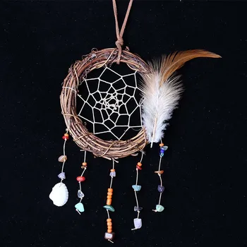 Vintage Handmade Vine Dream Catcher The Twilight Saga Dream Catcher Feather Shell Pendant Home Car Hanging Decoration Gifts
Vintage Handmade Vine Dream Catcher The Twilight Saga Dream Catcher Feather Shell Pendant Home Car Hanging Decoration Gifts