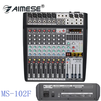 MS-102F professional audio consule 10 input channels and usb interface device of digital mixer 99 sdr performance of phase
MS-102F professional audio consule 10 input channels and usb interface device of digital mixer 99 sdr performance of phase
