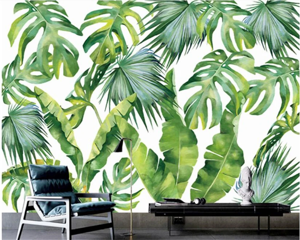 beibehang Nordic personality interior decoration wallpaper fashion Southeast Asia banana leaf decorative background wall paper
beibehang Nordic personality interior decoration wallpaper fashion Southeast Asia banana leaf decorative background wall paper