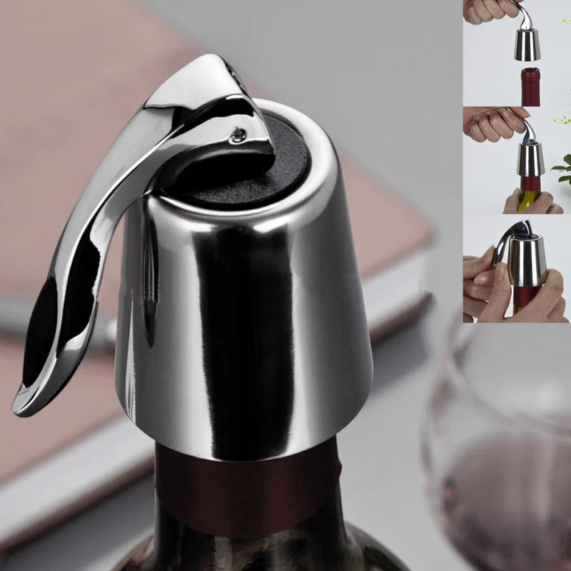 1 Pcs Stainless Steel Beer Opener Wine Bottle Opener Reusable Vacuum Sealed Kitchen Cooking Tools Creative Gift
1 Pcs Stainless Steel Beer Opener Wine Bottle Opener Reusable Vacuum Sealed Kitchen Cooking Tools Creative Gift