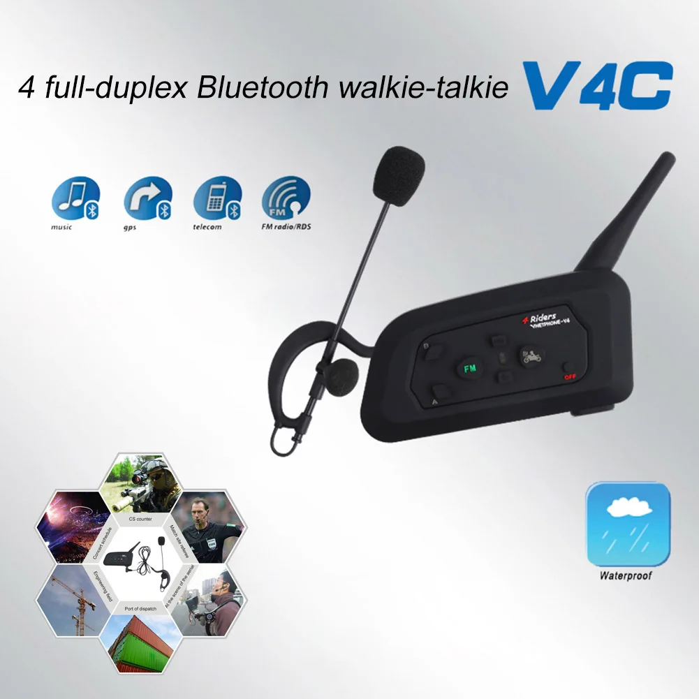 Vnetphone V4C Football Referee Intercom Headset 1000M Full Duplex Bluetooth Headphone with Interphone 2017 XR657
Vnetphone V4C Football Referee Intercom Headset 1000M Full Duplex Bluetooth Headphone with Interphone 2017 XR657