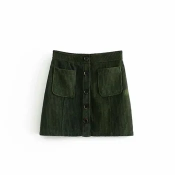 2020 Hot Spring New Arrival Slim Solid Corduroy Mini Skirt Buttons Decorated Ladies Skirts With Double Pockets Free Shipping
2020 Hot Spring New Arrival Slim Solid Corduroy Mini Skirt Buttons Decorated Ladies Skirts With Double Pockets Free Shipping