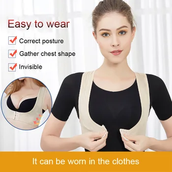 Women Posture Corrector Bra Chest Brace Up Prevent Humpback Back Shoulder Support MSU99
Women Posture Corrector Bra Chest Brace Up Prevent Humpback Back Shoulder Support MSU99