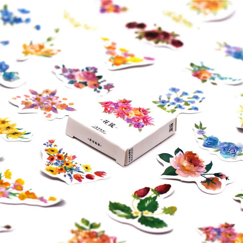 46Pcs/pack Flower Clusters Paper Envelope European Style Message Card Letter Stationary Storage Paper Sticker Gift
46Pcs/pack Flower Clusters Paper Envelope European Style Message Card Letter Stationary Storage Paper Sticker Gift