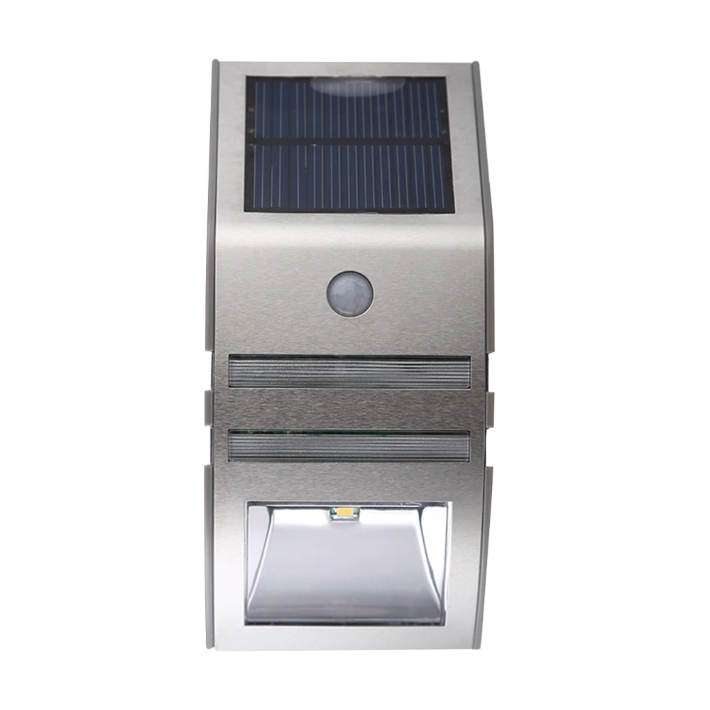 Lightness Solar LED Light Outdoor Motion Sensor Wall Mount Lighting For Garden Wall Step Stainless Steel, Silver
Lightness Solar LED Light Outdoor Motion Sensor Wall Mount Lighting For Garden Wall Step Stainless Steel, Silver