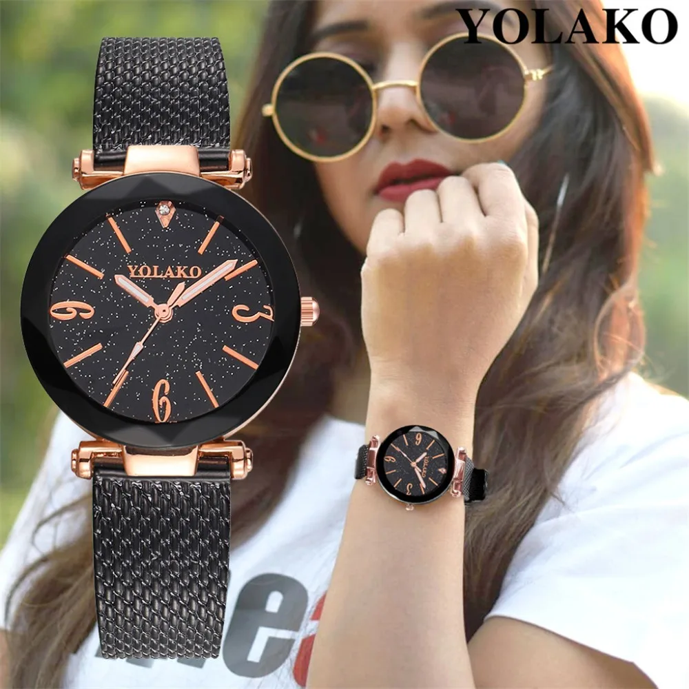 2019 Top Brand Starry Sky Watch Magnetic Mesh Band Quartz Wristwatch Geometric Diamond Watches relogio feminino montre femme
2019 Top Brand Starry Sky Watch Magnetic Mesh Band Quartz Wristwatch Geometric Diamond Watches relogio feminino montre femme