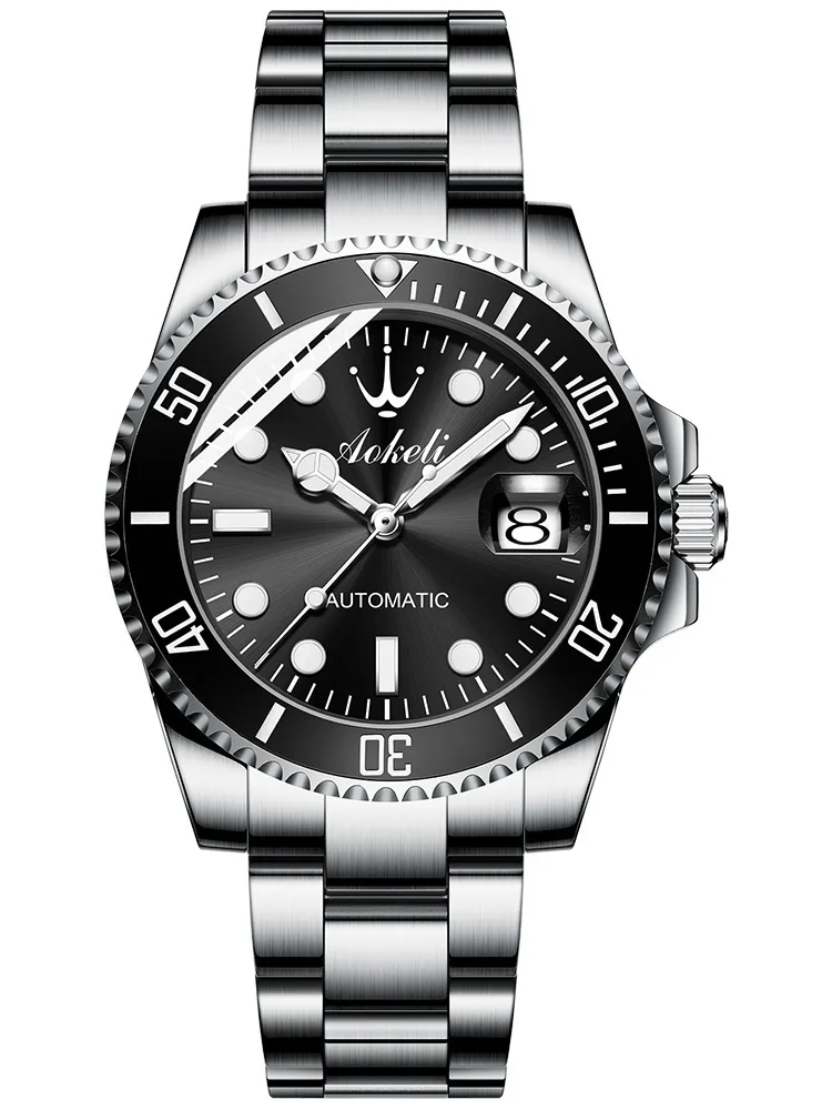 Green Kelpy Diving Wrist Watch Male Mechanics Surface Fully Automatic Waterproof Stainless Steel Trend Male Surface a8006
Green Kelpy Diving Wrist Watch Male Mechanics Surface Fully Automatic Waterproof Stainless Steel Trend Male Surface a8006