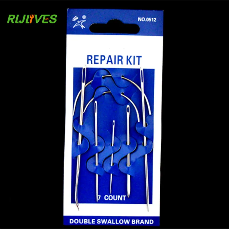 7Pcs/Set Stainless Steel Curves Sewing Needles Sewing Pins Set Different Sizes For Carpet Leather Canvas Home DIY Crafts
7Pcs/Set Stainless Steel Curves Sewing Needles Sewing Pins Set Different Sizes For Carpet Leather Canvas Home DIY Crafts