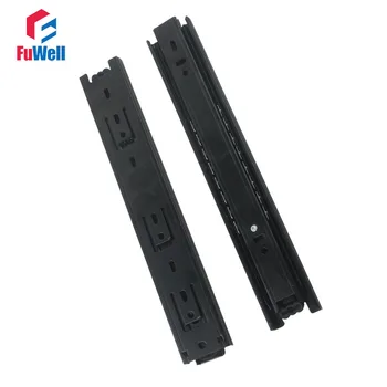 2pcs 10inch Drawer Slides Runner 40mm Width Black Cold-Rolled Steel Ball Bearing Sliding Rail for Furniture Cabinet
2pcs 10inch Drawer Slides Runner 40mm Width Black Cold-Rolled Steel Ball Bearing Sliding Rail for Furniture Cabinet